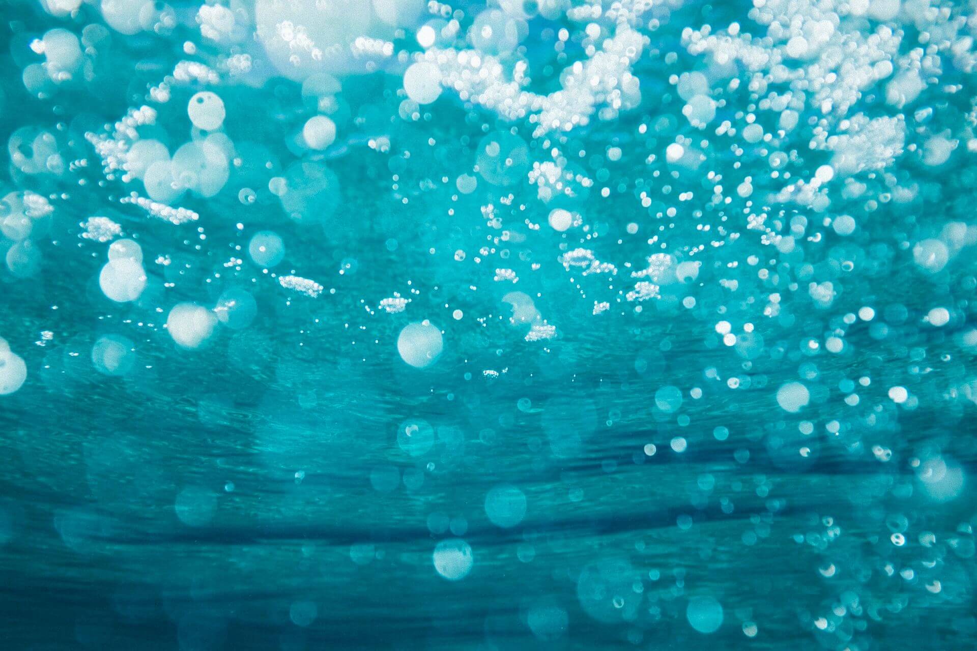 Water bubbles background